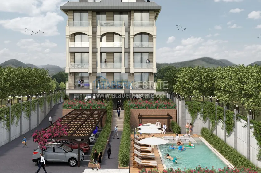 Квартиры и пентхаусы в строящемся бутик-комплексе в районе Кестель 2 