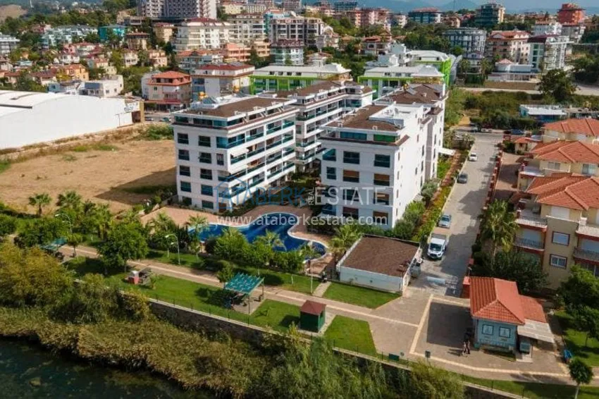 Пентхаус - дуплекс в Кестеле в комплексе на берегу горной реки Дим-Чай 1 