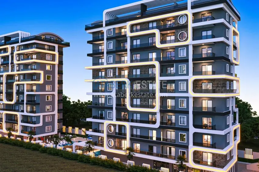 Новый проект жилой комплекс в районе Махмутлар 1 