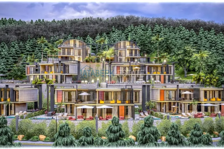 Новый проект элитного комплекса вилл в Каргыджаке 2 