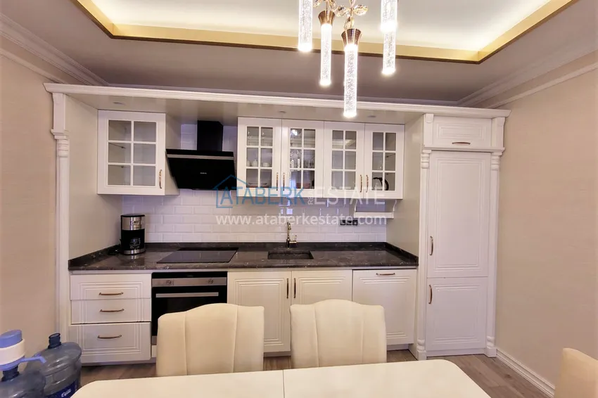 Приобрести Квартира в районе Оба меблированная с видом на море и горы. Недвижимость под ВНЖ 7