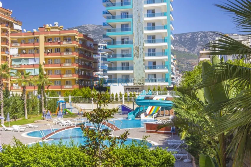 Квартира в Махмутларе с современной мебелью, застекленным балконом и прямым видом на море 2 