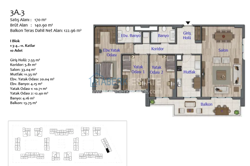 Купить дешево Уникальный жилой комплекс в Анталии – Кепез, с правом на гражданство и государственной гарантией  53 