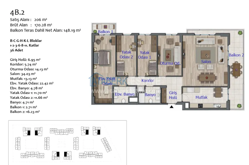 Купить дешево Уникальный жилой комплекс в Анталии – Кепез, с правом на гражданство и государственной гарантией  58 