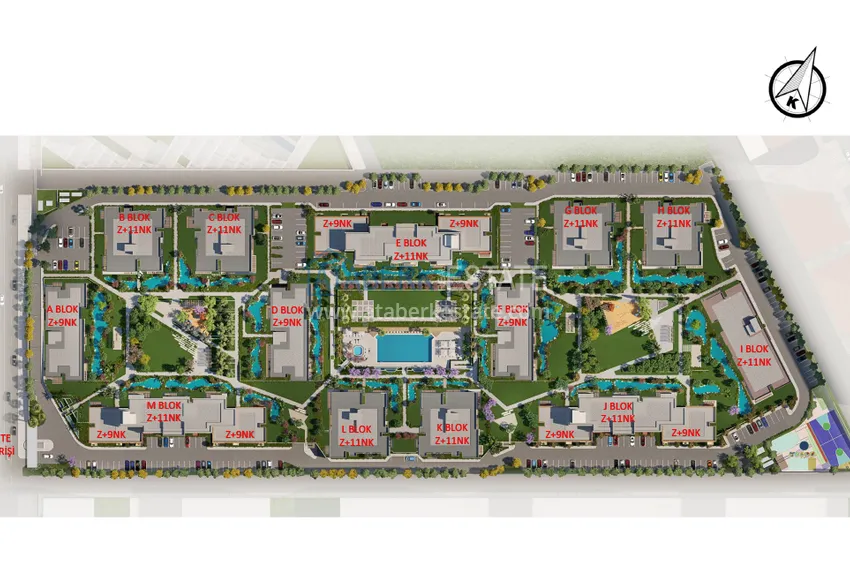 Купить дешево Уникальный жилой комплекс в Анталии – Кепез, с правом на гражданство и государственной гарантией  5 