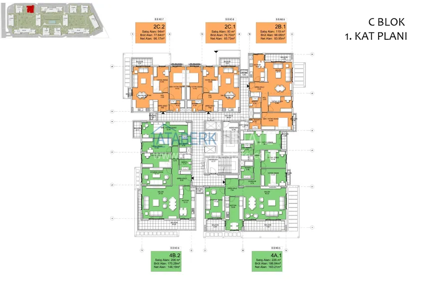 Купить дешево Уникальный жилой комплекс в Анталии – Кепез, с правом на гражданство и государственной гарантией  19 