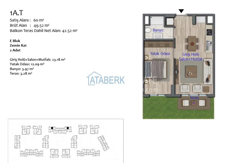 Купить дешево Уникальный жилой комплекс в Анталии – Кепез, с правом на гражданство и государственной гарантией  41 