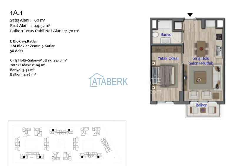 Купить дешево Уникальный жилой комплекс в Анталии – Кепез, с правом на гражданство и государственной гарантией  42 