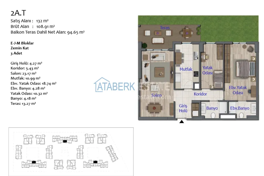 Купить дешево Уникальный жилой комплекс в Анталии – Кепез, с правом на гражданство и государственной гарантией  44 