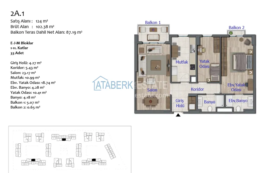 Купить дешево Уникальный жилой комплекс в Анталии – Кепез, с правом на гражданство и государственной гарантией  45 