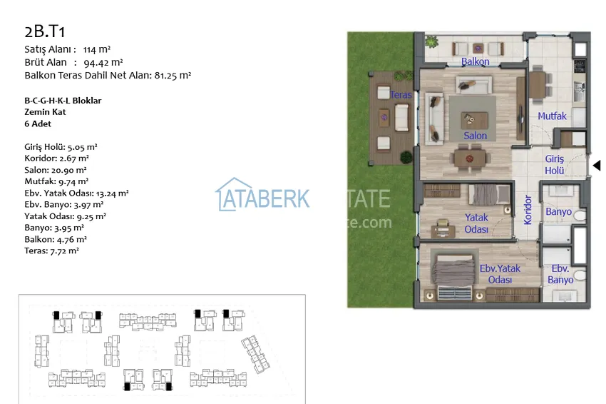 Купить дешево Уникальный жилой комплекс в Анталии – Кепез, с правом на гражданство и государственной гарантией  46 
