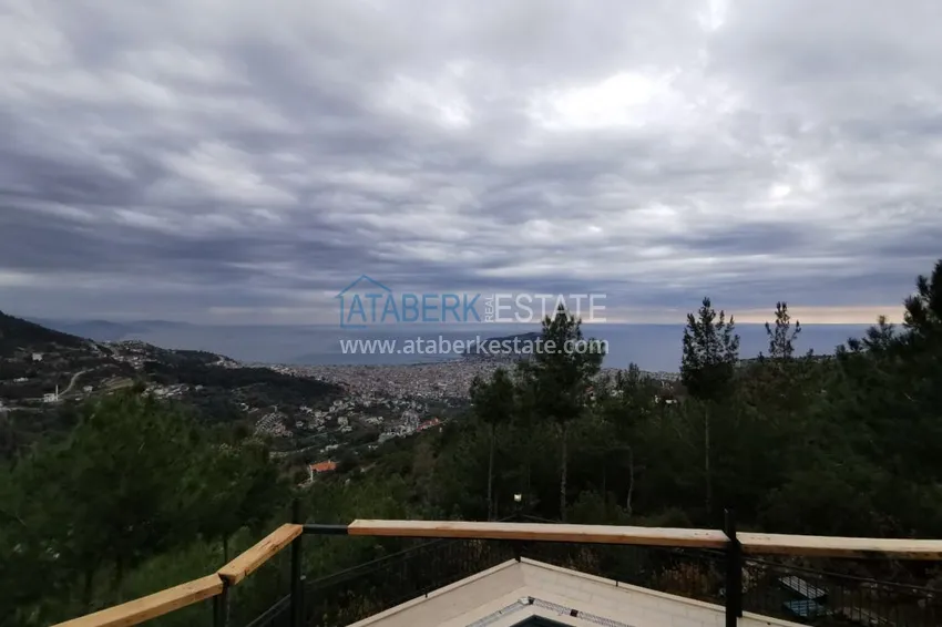 Приобрести Вилла в Алании район Тепе с потрясающими видовыми характеристиками 24 