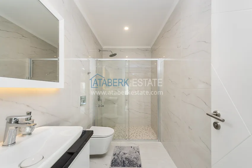 Приобрести Роскошная люксовая квартира в Махмутларе с мебелью и открытым видом на море 22 