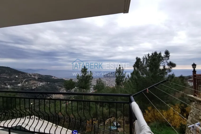 Приобрести Вилла в Алании район Тепе с потрясающими видовыми характеристиками 25 