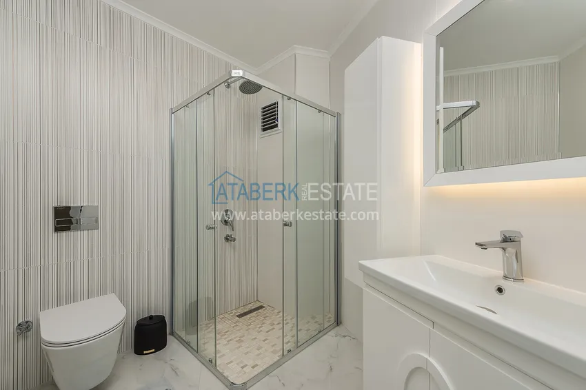 Приобрести Роскошная люксовая квартира в Махмутларе с мебелью и открытым видом на море 23 