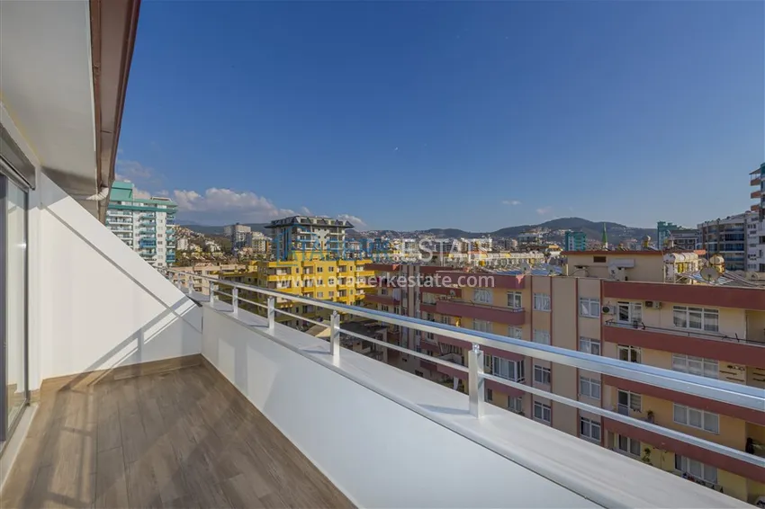 Приобрести Пентхаус-дуплекс в Махмутларе с новой мебелью в молодом комплексе  25 