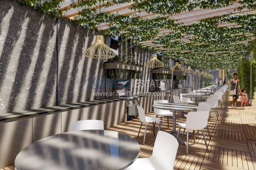 Новый проект жилого комплекса в Махмутларе на первой береговой линии 22 