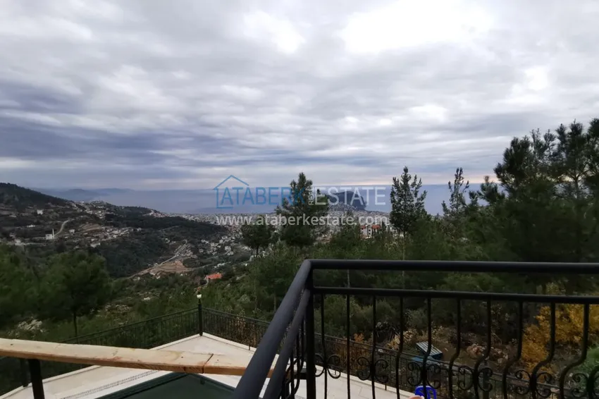 Приобрести Вилла в Алании район Тепе с потрясающими видовыми характеристиками 26 