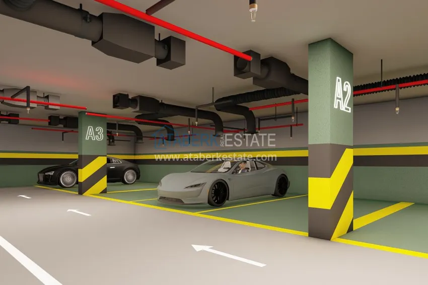 Новый проект жилого комплекса в Махмутларе на первой береговой линии 23 