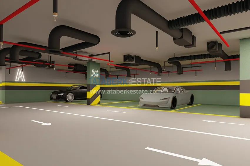 Новый проект жилого комплекса в Махмутларе на первой береговой линии 26 