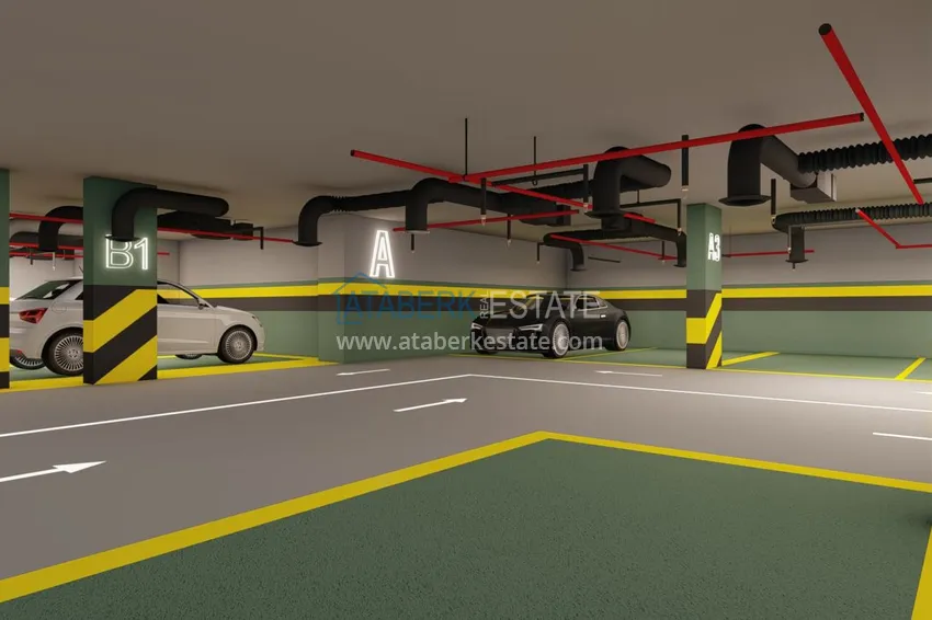 Новый проект жилого комплекса в Махмутларе на первой береговой линии 27 