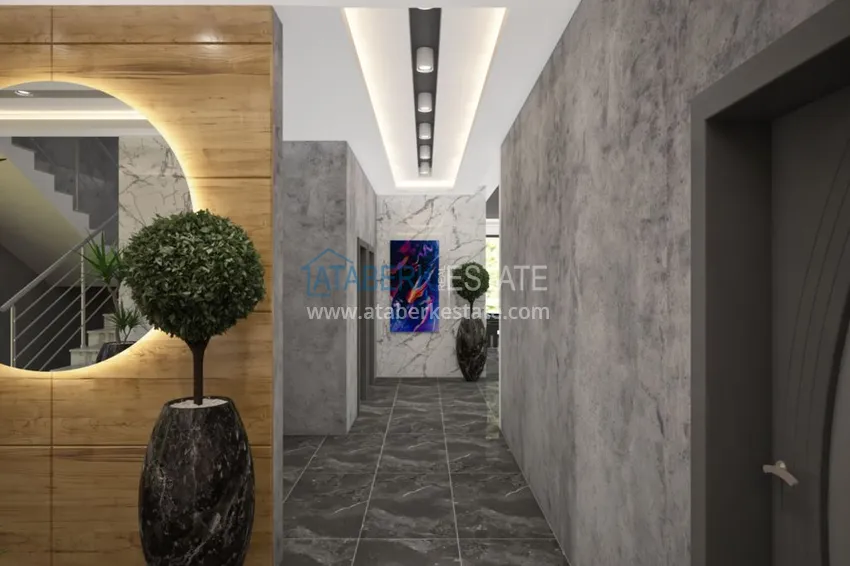 Квартира в Махмутларе от инвестора в комплексе с отельной инфраструктурой  24 