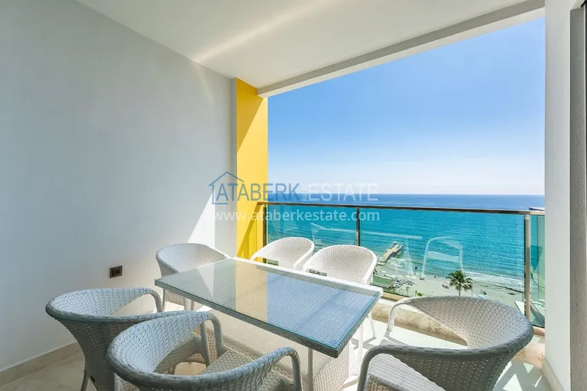 Приобрести Роскошная люксовая квартира в Махмутларе с мебелью и открытым видом на море 26 