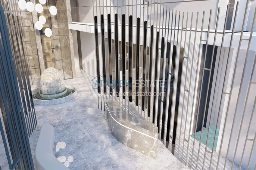 Новый проект жилого комплекса в Махмутларе на первой береговой линии 29 