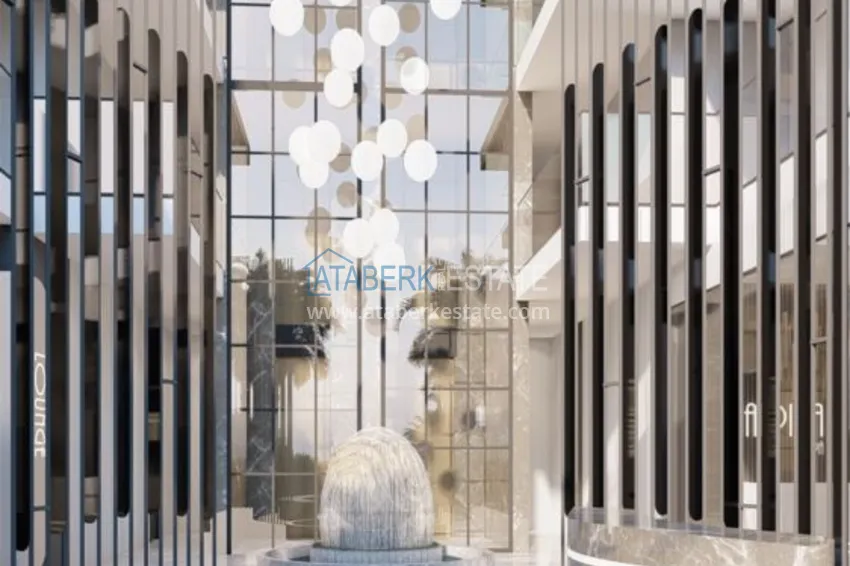 Новый проект жилого комплекса в Махмутларе на первой береговой линии 30 