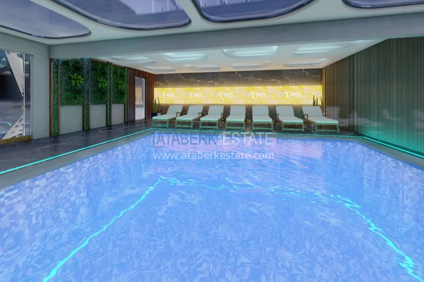 Новый проект резиденции премиального класса в центре Алании, район пляжа Клеопатра 25 