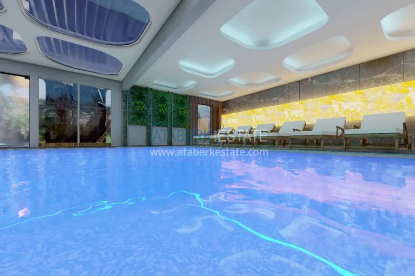 Новый проект резиденции премиального класса в центре Алании, район пляжа Клеопатра 26 