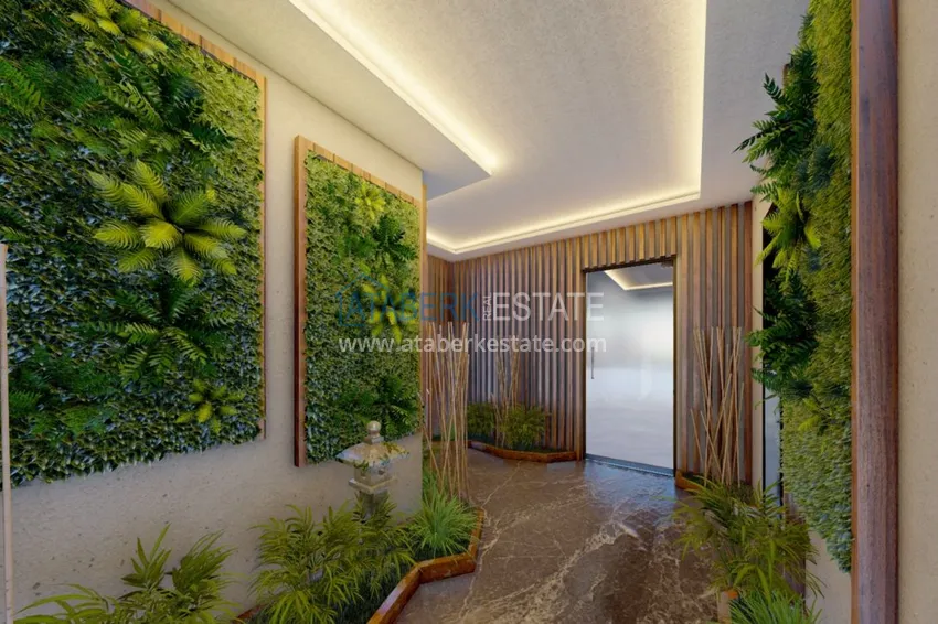 Новый проект резиденции премиального класса в центре Алании, район пляжа Клеопатра 28 