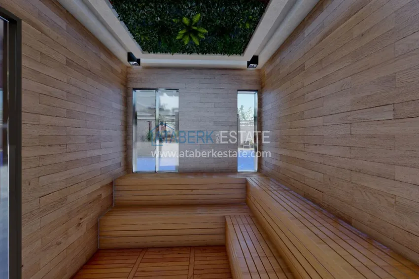 Новый проект резиденции премиального класса в центре Алании, район пляжа Клеопатра 22 