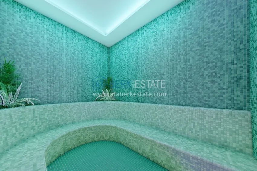 Новый проект резиденции премиального класса в центре Алании, район пляжа Клеопатра 23 