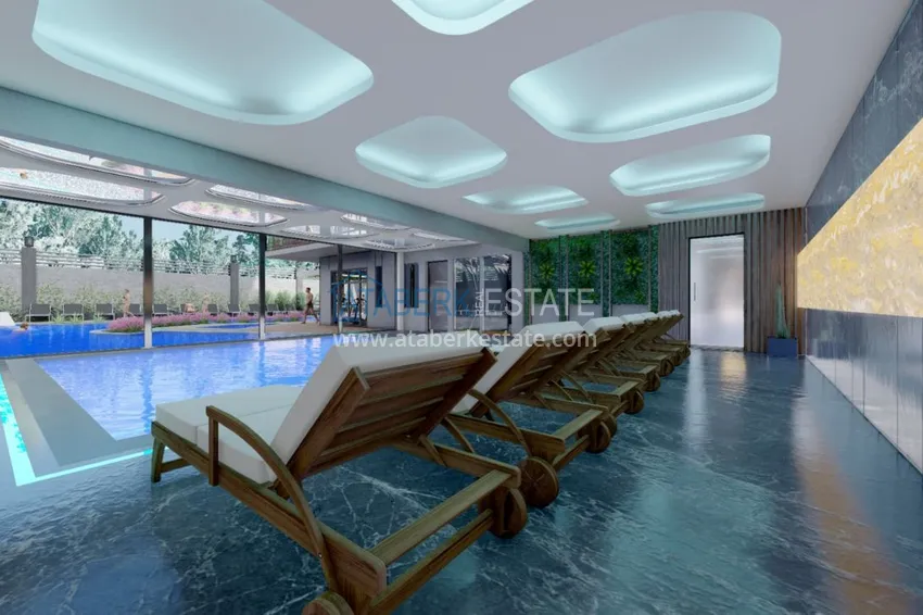 Новый проект резиденции премиального класса в центре Алании, район пляжа Клеопатра 24 