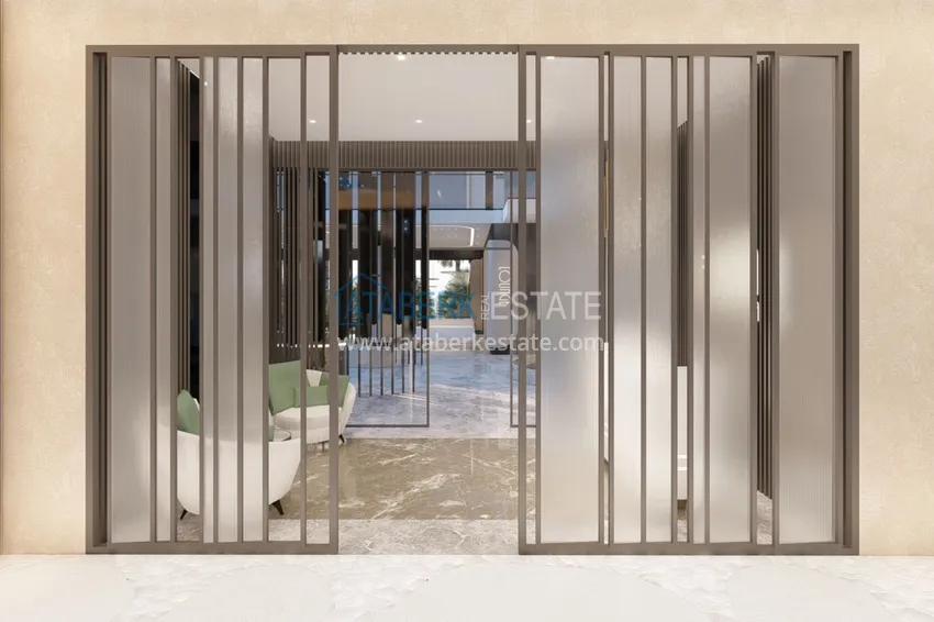 Новый проект жилого комплекса в Махмутларе на первой береговой линии 31 