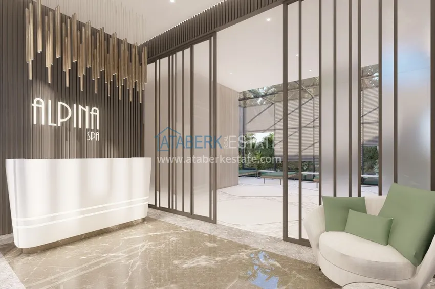 Новый проект жилого комплекса в Махмутларе на первой береговой линии 32 