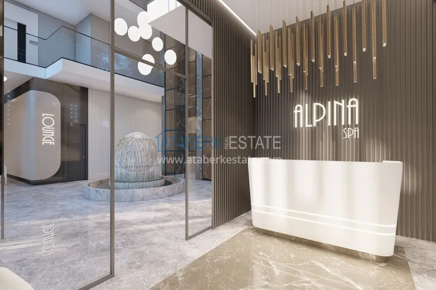 Новый проект жилого комплекса в Махмутларе на первой береговой линии 33 