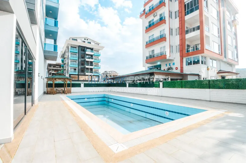 Квартира в Каргыджаке с новой мебелью и видом на море в молодом комплексе  1 