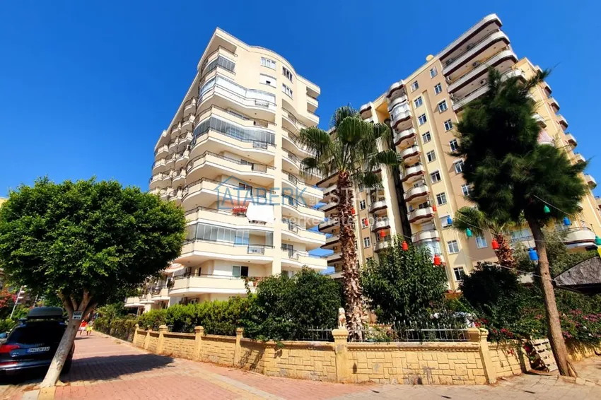 Квартира с мебелью и видом на море в Алании, Махмутларе 2 