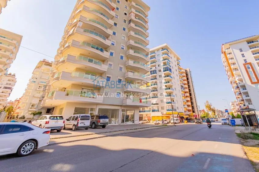 Квартира с мебелью, видом на море и горы в Махмутларе  3 