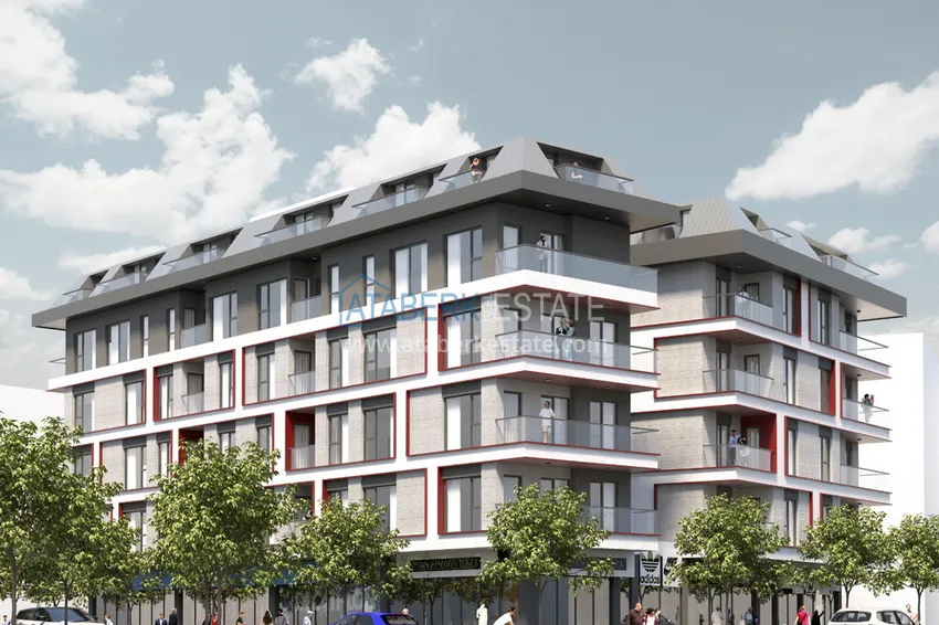 Новостройка в центре Алании, район пляжа Кейкубат  9 