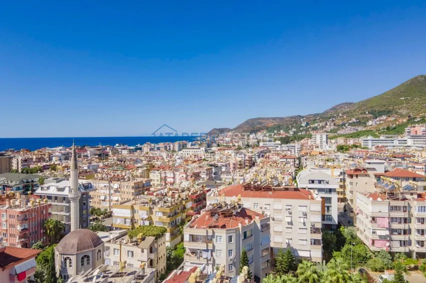 Новый проект резиденции премиального класса в центре Алании, район пляжа Клеопатра 12 