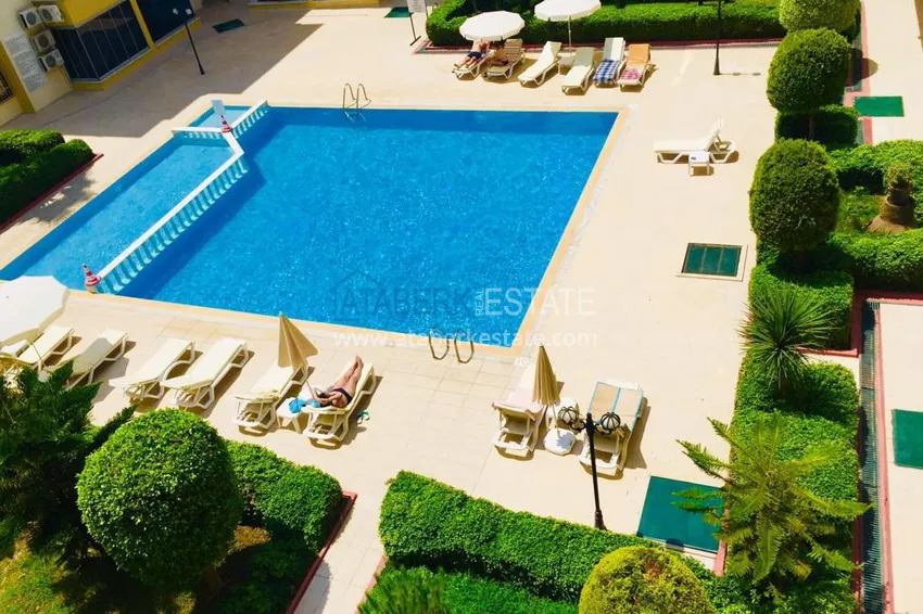 Квартира двухкомнатная с мебелью в жилом комплексе, Алания, Махмутлар 3 