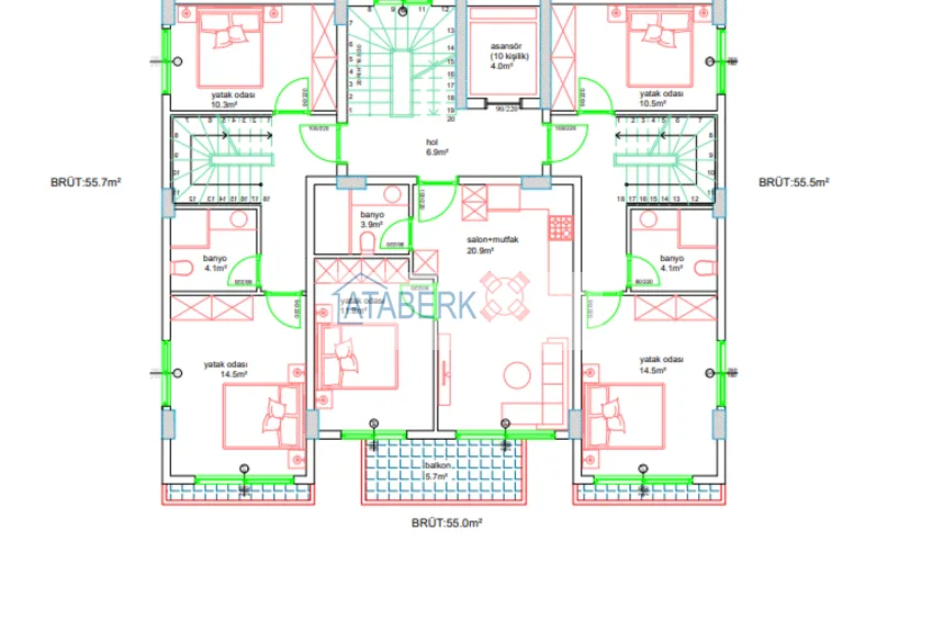 Купить дешево Квартиры и пентхаусы в строящемся бутик-комплексе в районе Кестель 2 