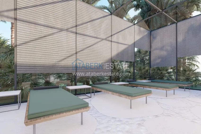 Новый проект жилого комплекса в Махмутларе на первой береговой линии 38 