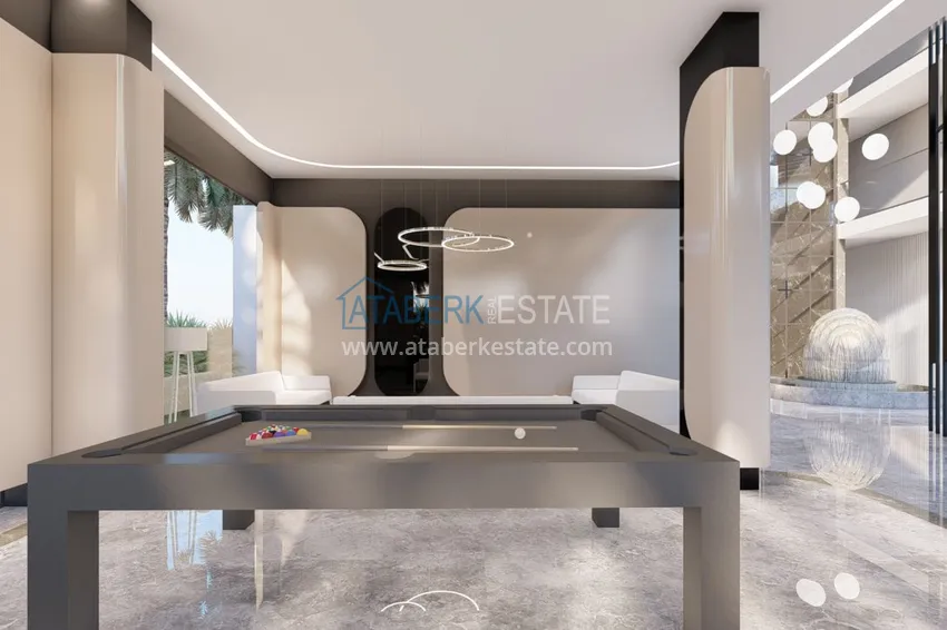 Новый проект жилого комплекса в Махмутларе на первой береговой линии 41 