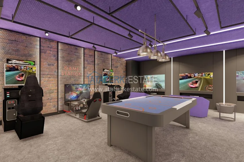 Новый проект жилого комплекса в Махмутларе на первой береговой линии 44 