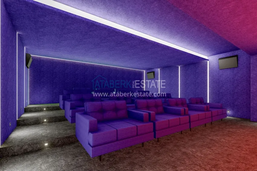 Новый проект жилого комплекса в Махмутларе на первой береговой линии 50 