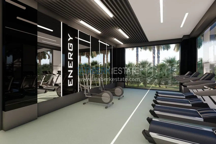 Новый проект жилого комплекса в Махмутларе на первой береговой линии 52 